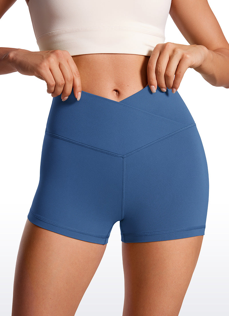 Butterluxe V Cross Waist Short 3"