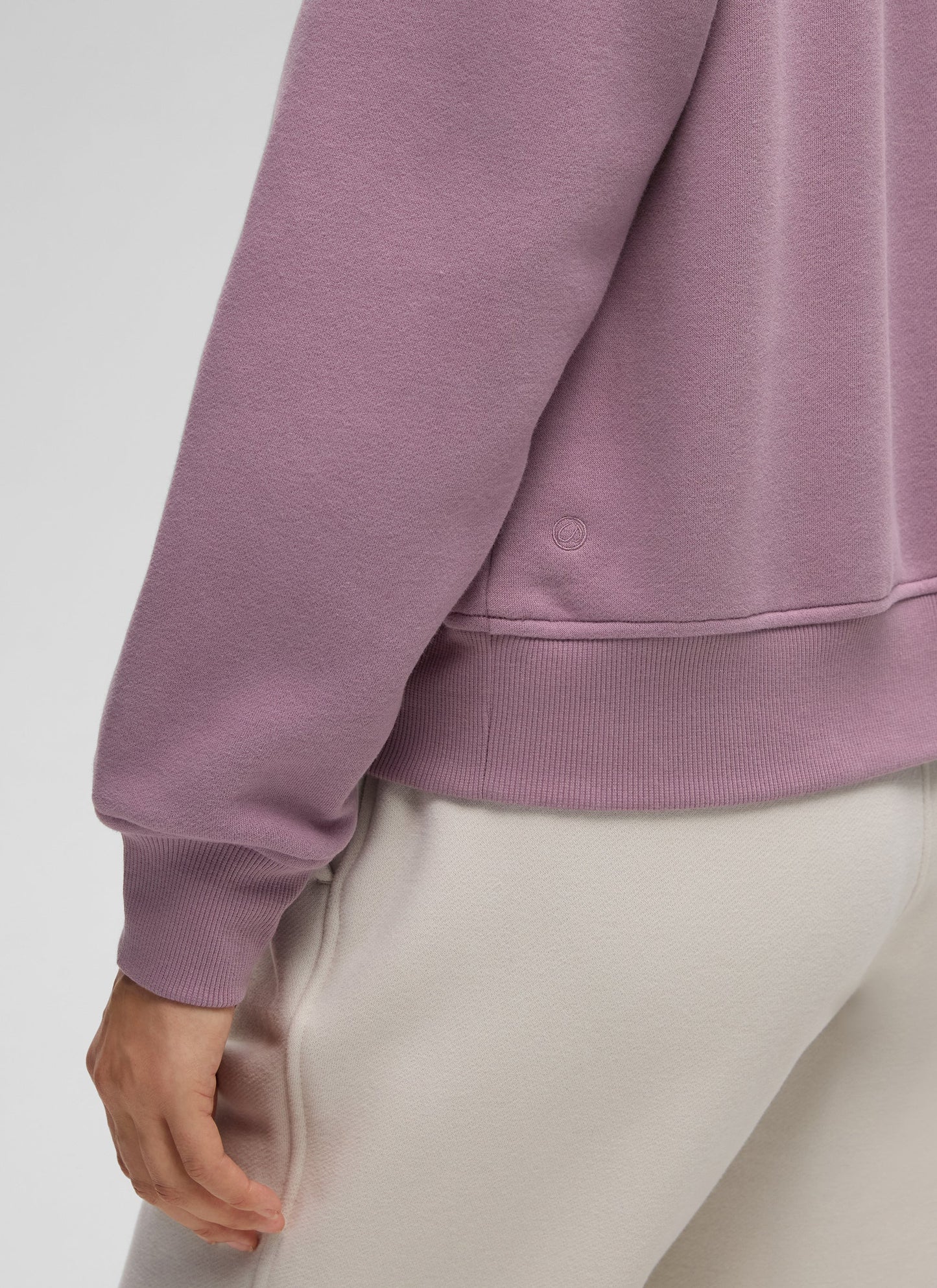 Fleece Lined Half Zip Funnel neck Sweatshirt