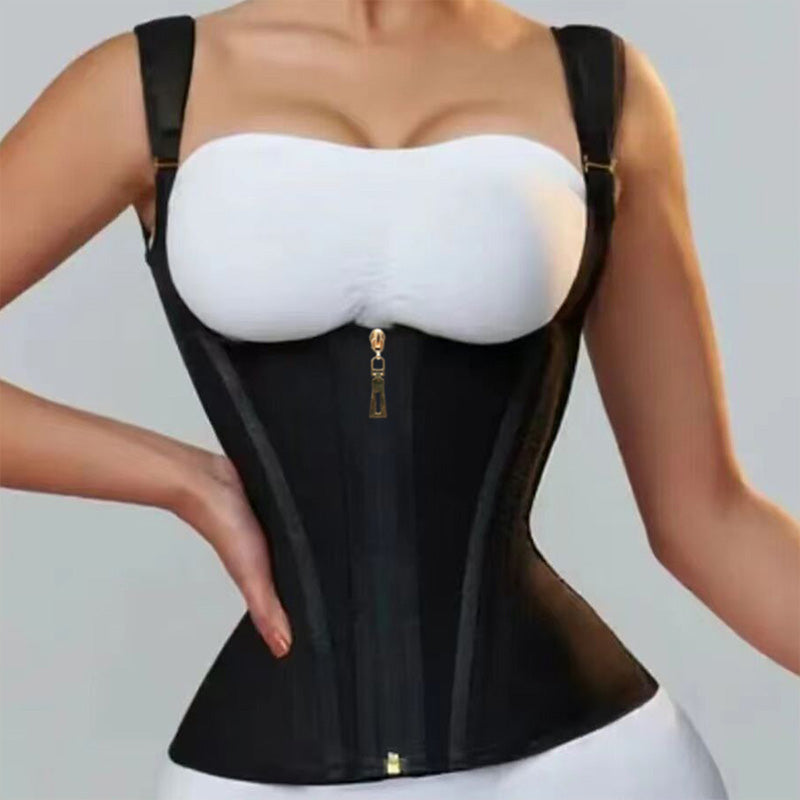 Zippered breasted shapewear