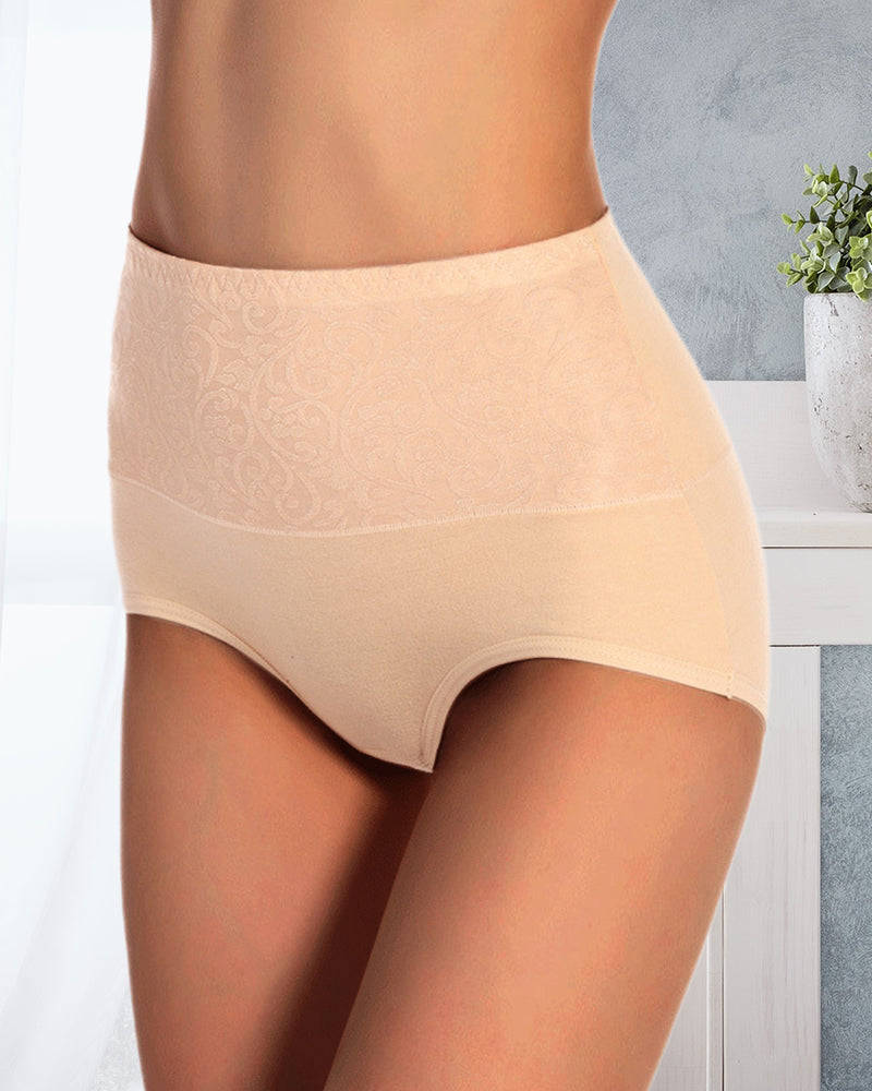 High waist pattern comfortable women's underwear