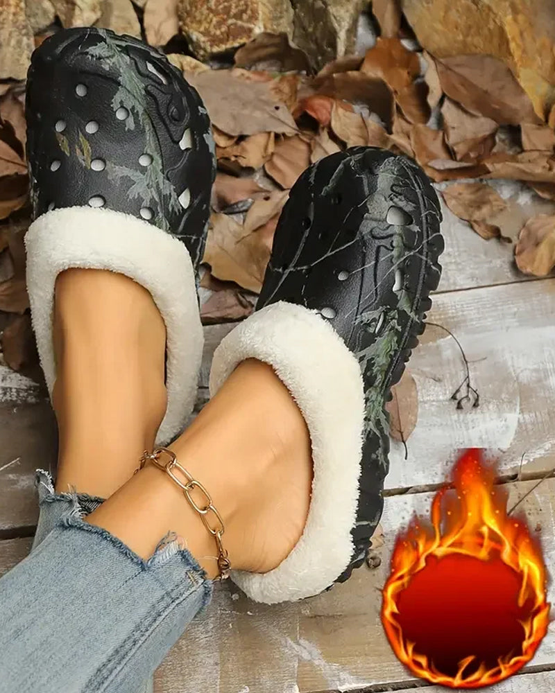 Stylish Pattern Anti-Slip Crotched Slippers