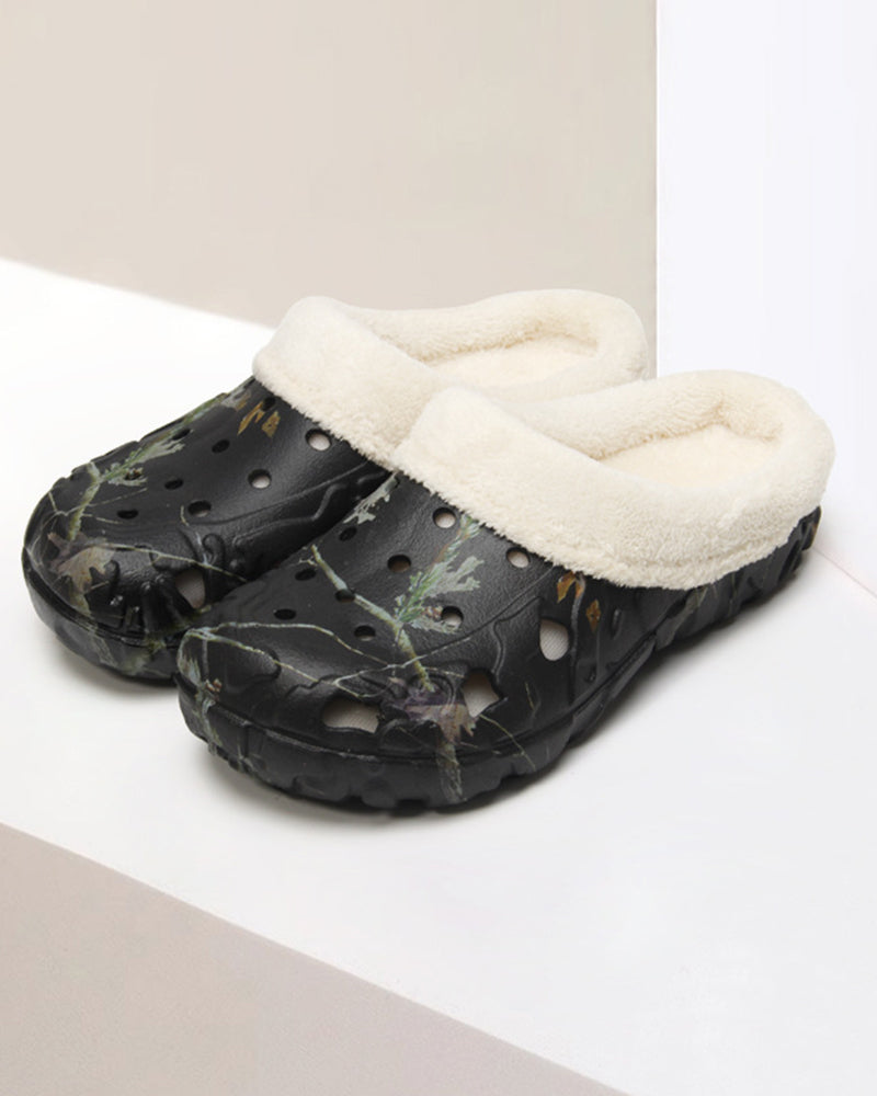 Stylish Pattern Anti-Slip Crotched Slippers
