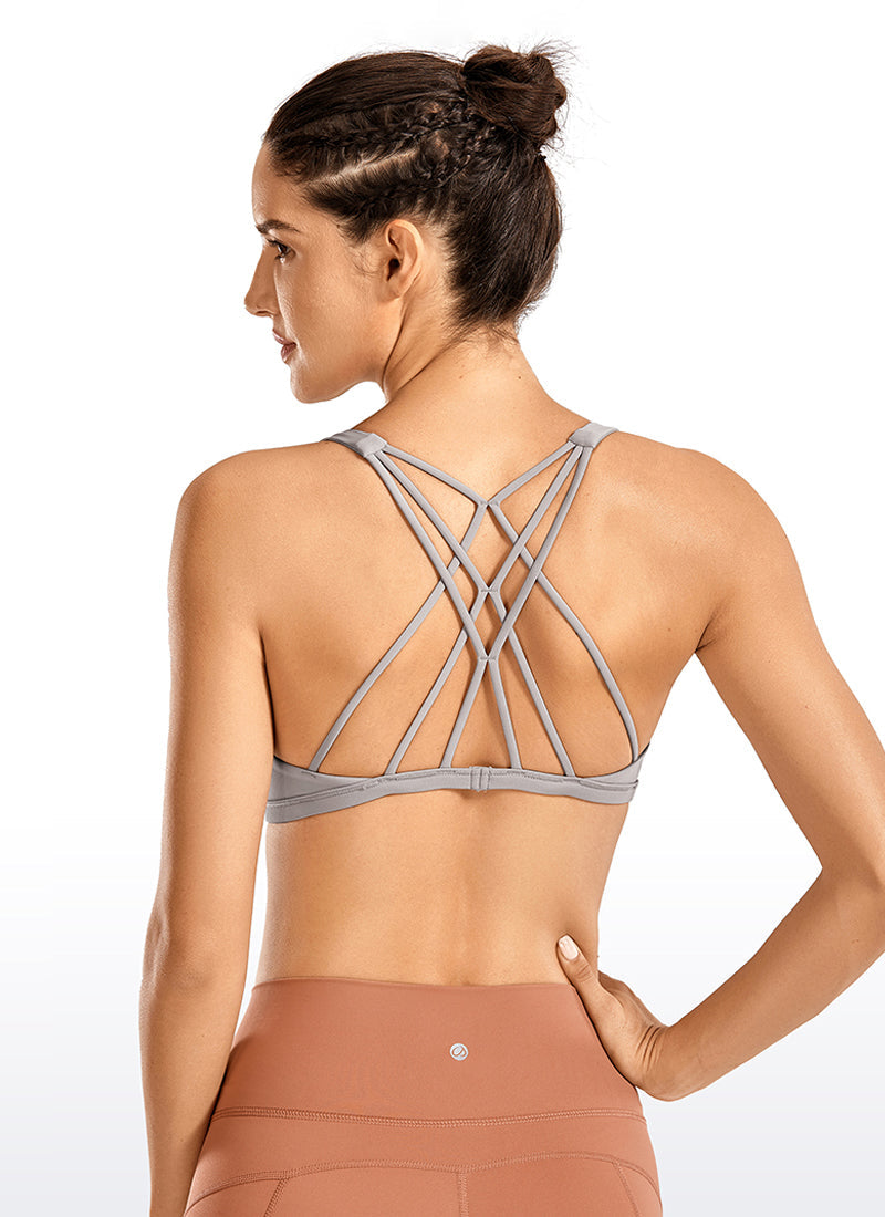 Nakedfeel Low Cut Strappy Bra (6 Straps)