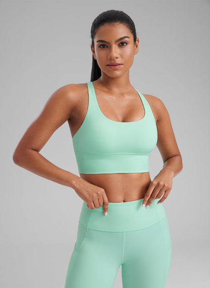 Nakedfeel Longline Criss Cross Back Bra