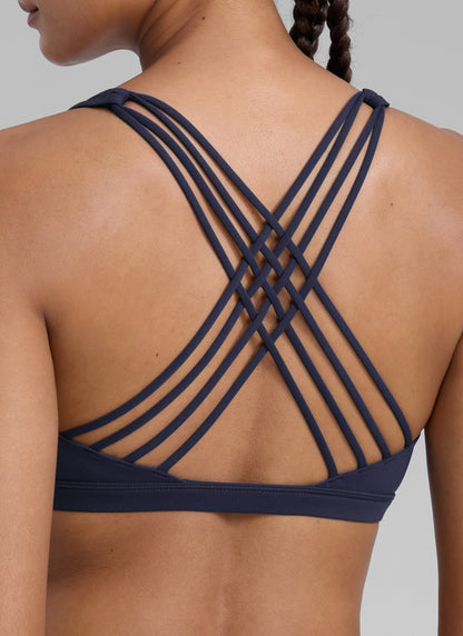 Nakedfeel Low Cut Strappy Bra (8 Straps)