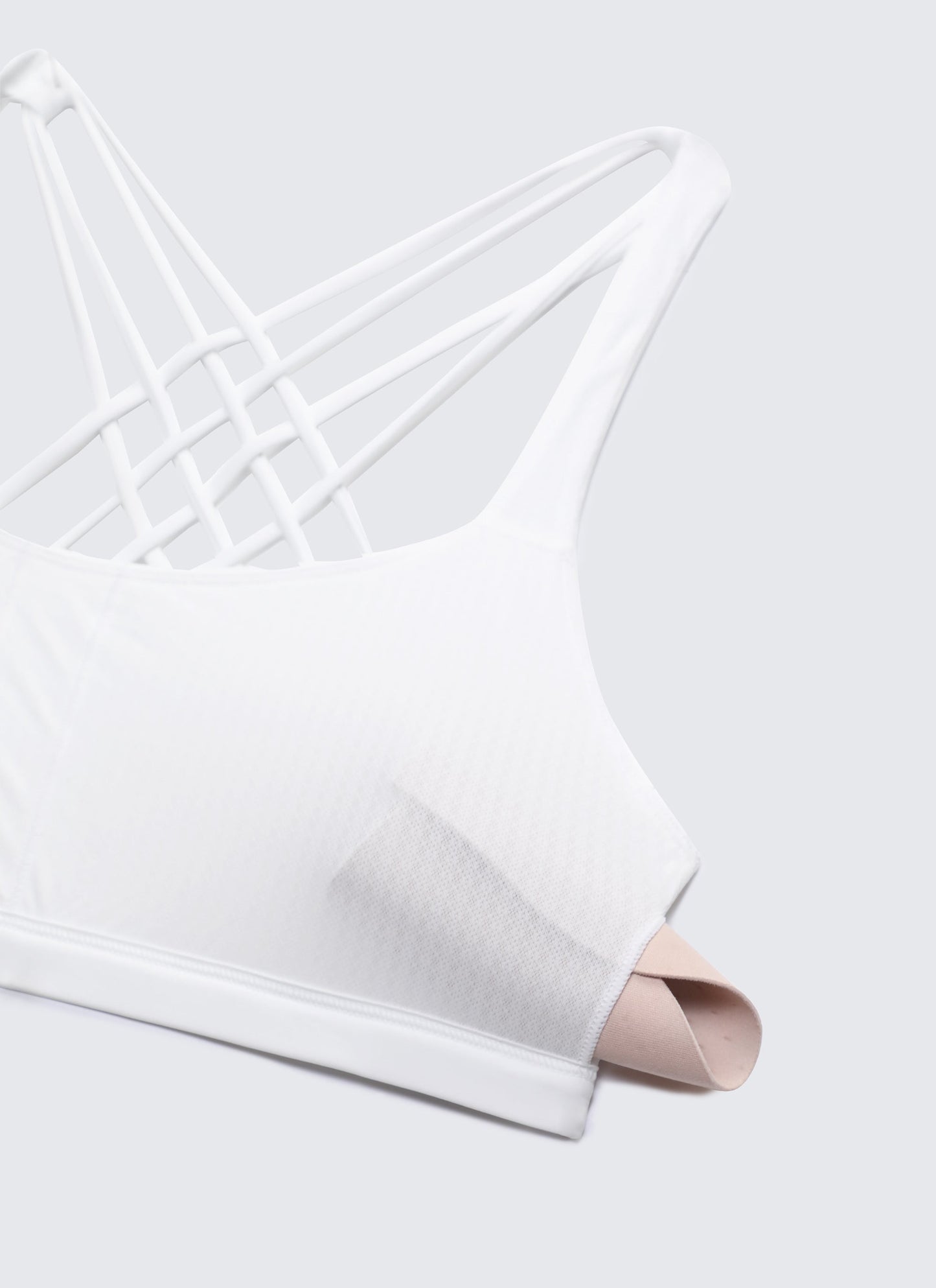 Nakedfeel Low Cut Strappy Bra (8 Straps)