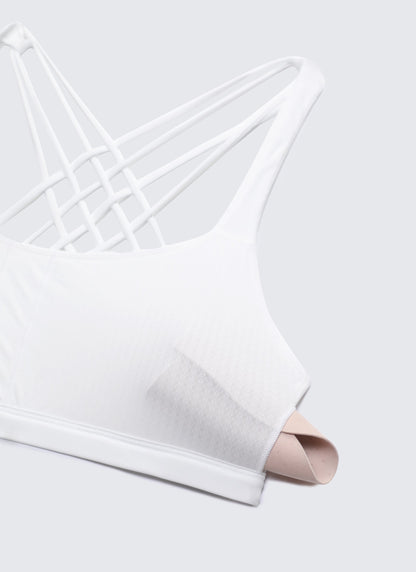 Nakedfeel Low Cut Strappy Bra (8 Straps)