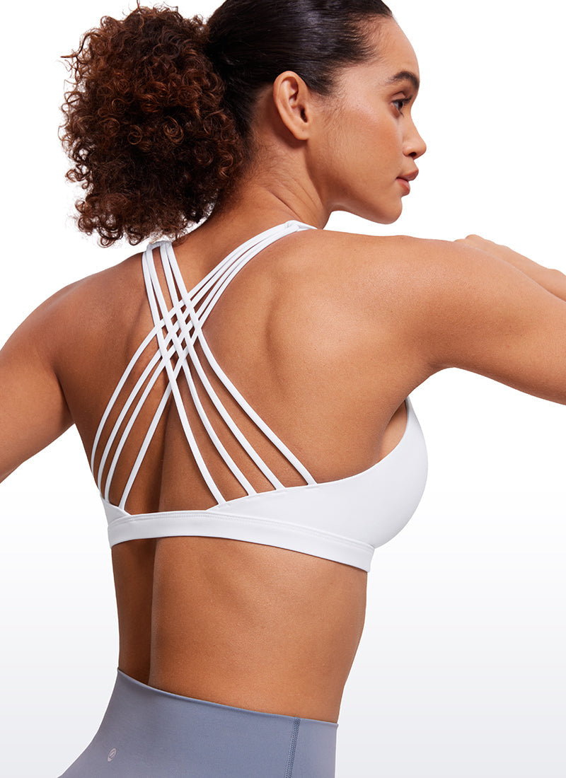 Nakedfeel Low Cut Strappy Bra (8 Straps)