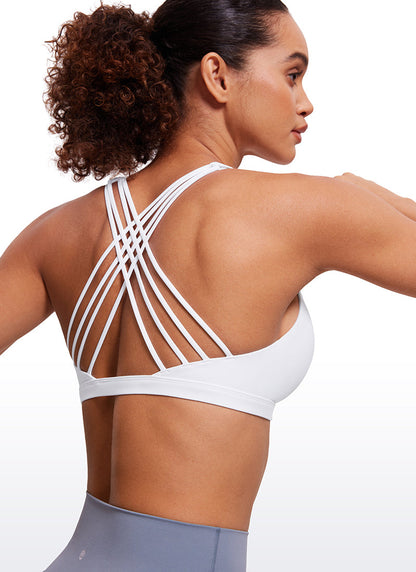 Nakedfeel Low Cut Strappy Bra (8 Straps)