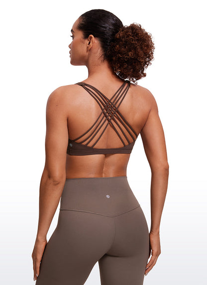 Nakedfeel Low Cut Strappy Bra (8 Straps)