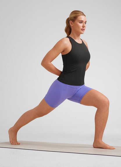 Butterluxe Built in Bra Scoop Neck Tank