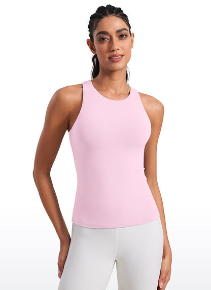 Butterluxe Built in Bra Scoop Neck Tank