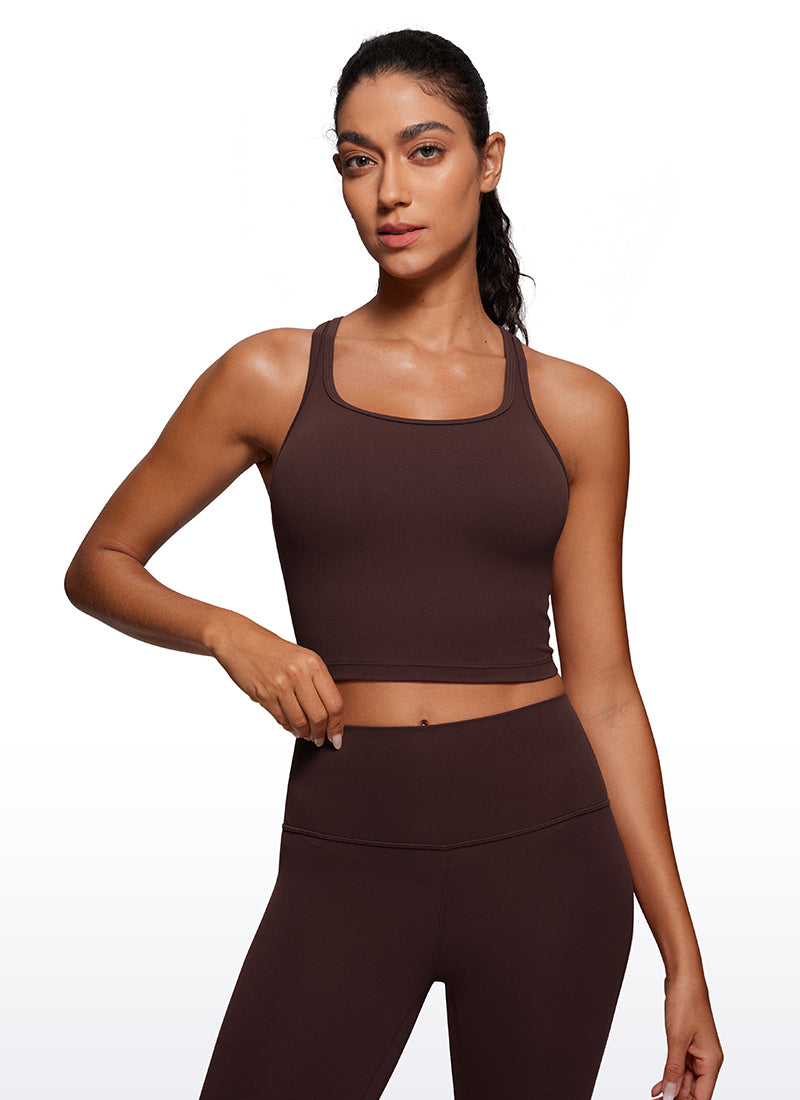 Butterluxe Racerback Built in Bra Tank