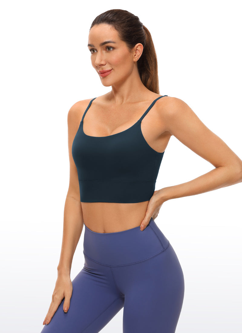 Brushed Nakedfeel Longline Adjustable Bra