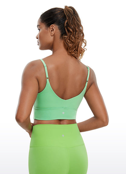 Brushed Nakedfeel Longline Adjustable Bra