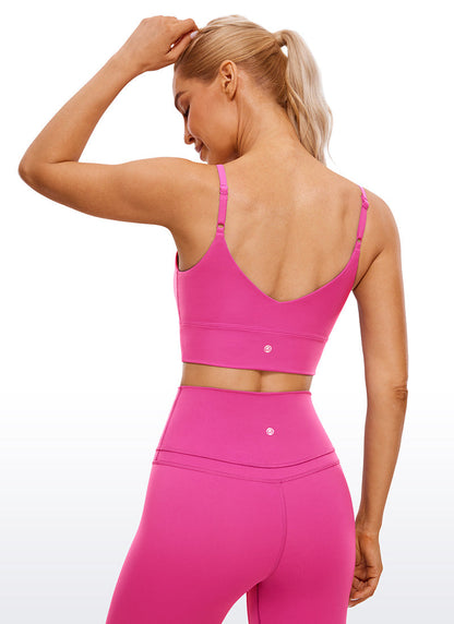 Brushed Nakedfeel Longline Adjustable Bra