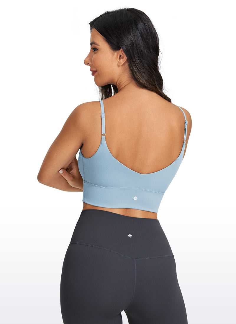 Brushed Nakedfeel Longline Adjustable Bra