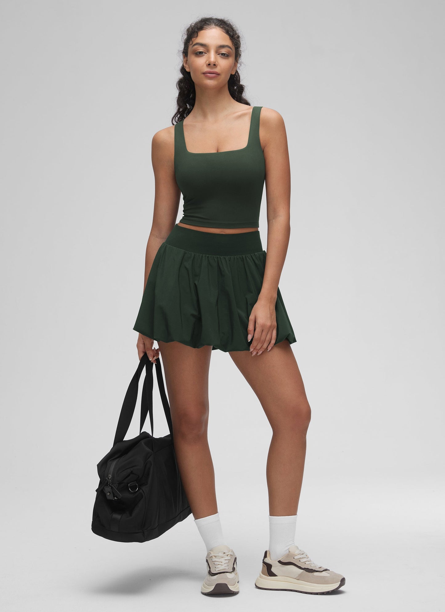 Butterluxe Square Neck Built in Bra Tank