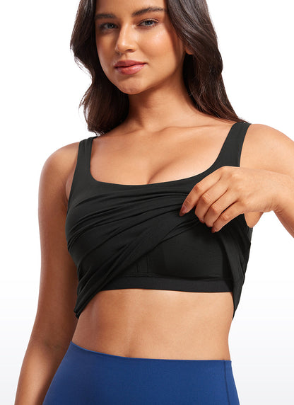 Butterluxe U Neck Built in Bra Tank