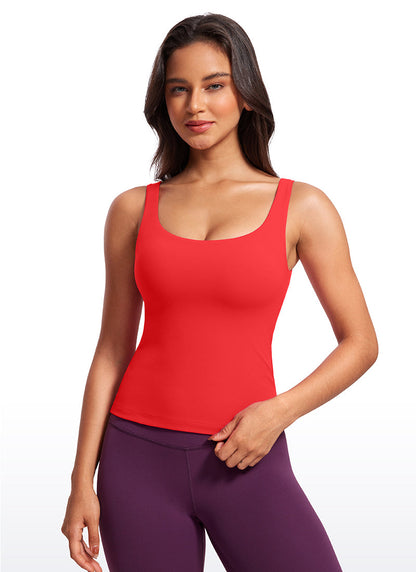 Butterluxe U Neck Built in Bra Tank
