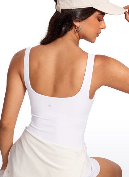 Butterluxe U Neck Built in Bra Tank