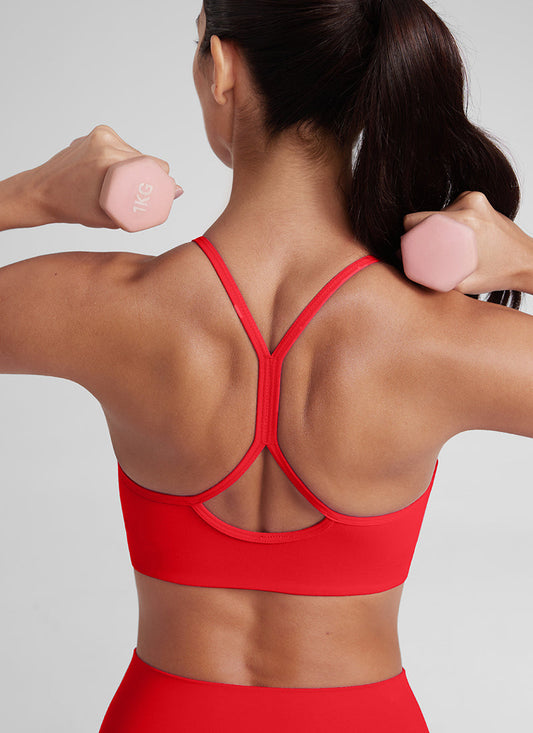 Butterluxe Y Racerback Thin Strap Bra