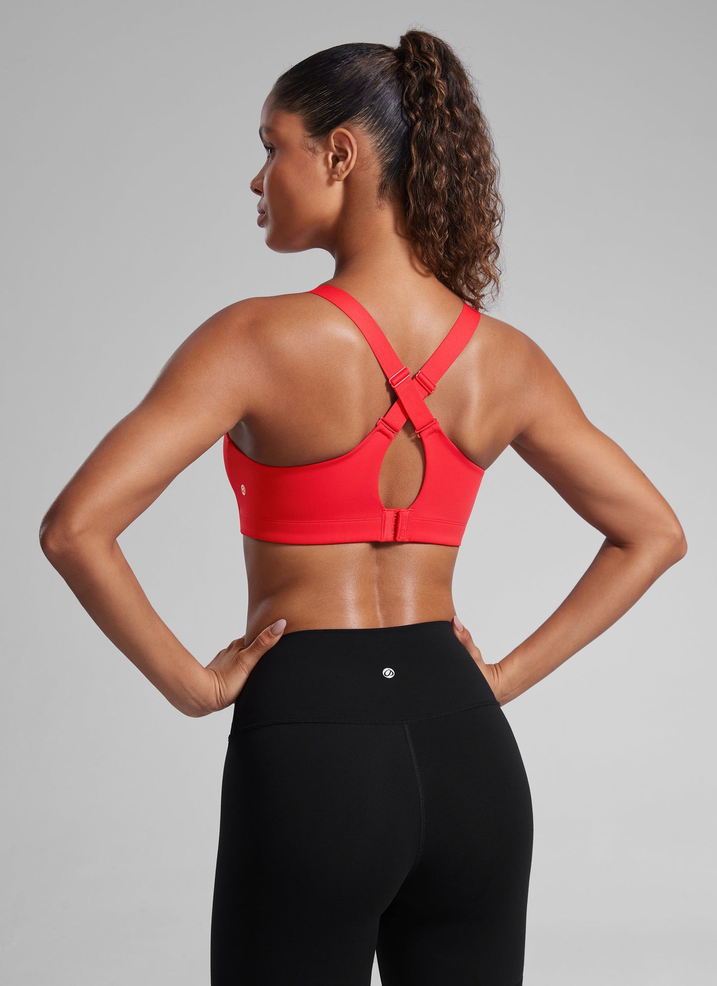 Zip Front High Impact Sports Bra