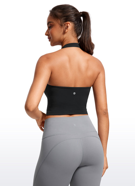 Butterluxe Built in Bra Halter Tank