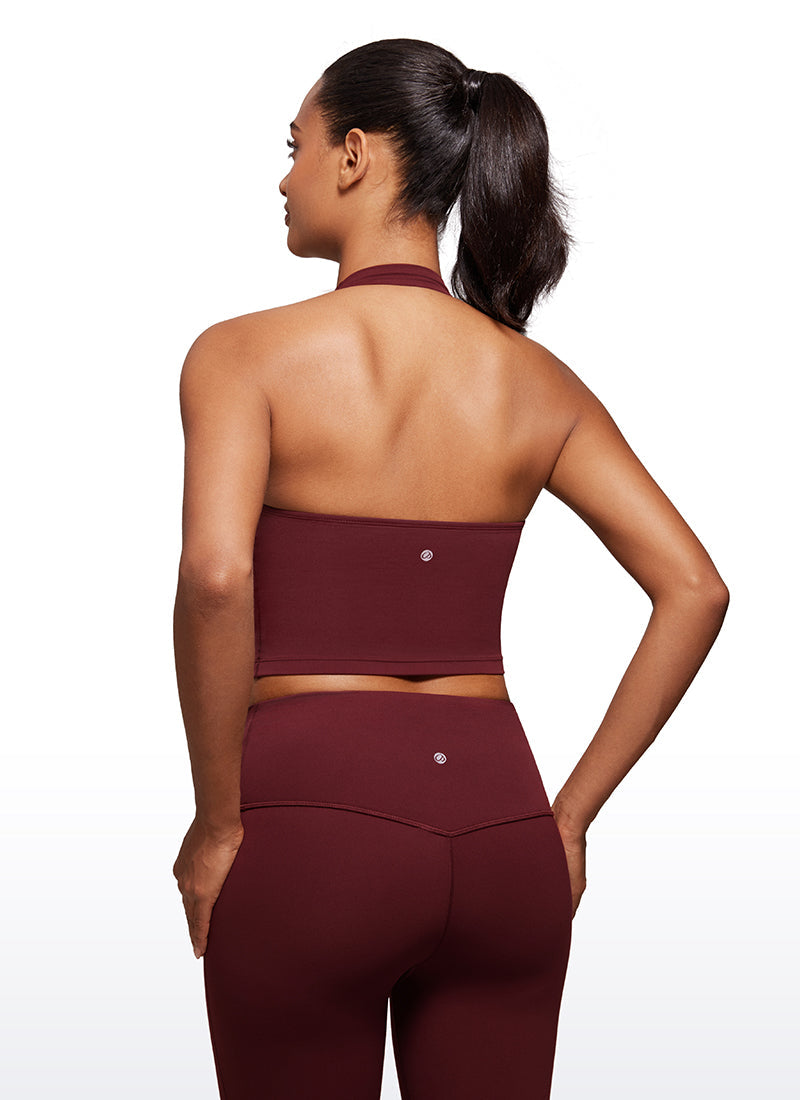 Butterluxe Built in Bra Halter Tank