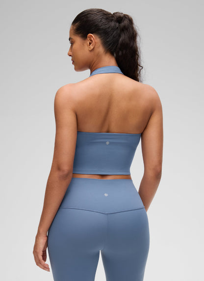 Butterluxe Built in Bra Halter Tank