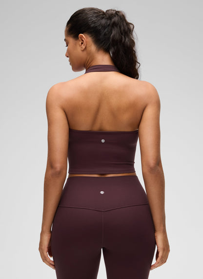 Butterluxe Built in Bra Halter Tank