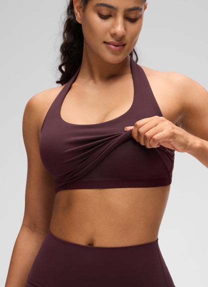 Butterluxe Built in Bra Halter Tank