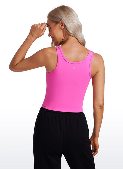 Butterluxe Double Lined Scoop Neck Tank