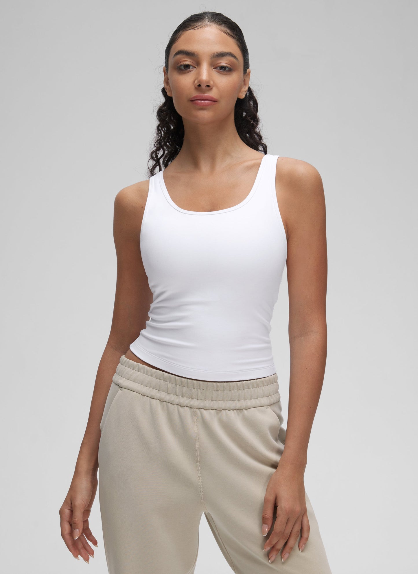 Butterluxe Double Lined Scoop Neck Tank