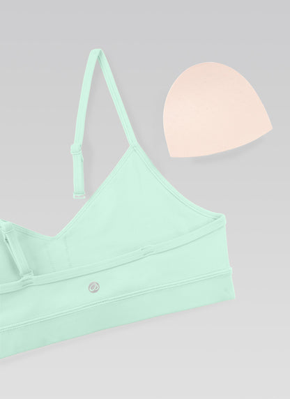 Butterluxe V Neck Spaghetti Strap Bra