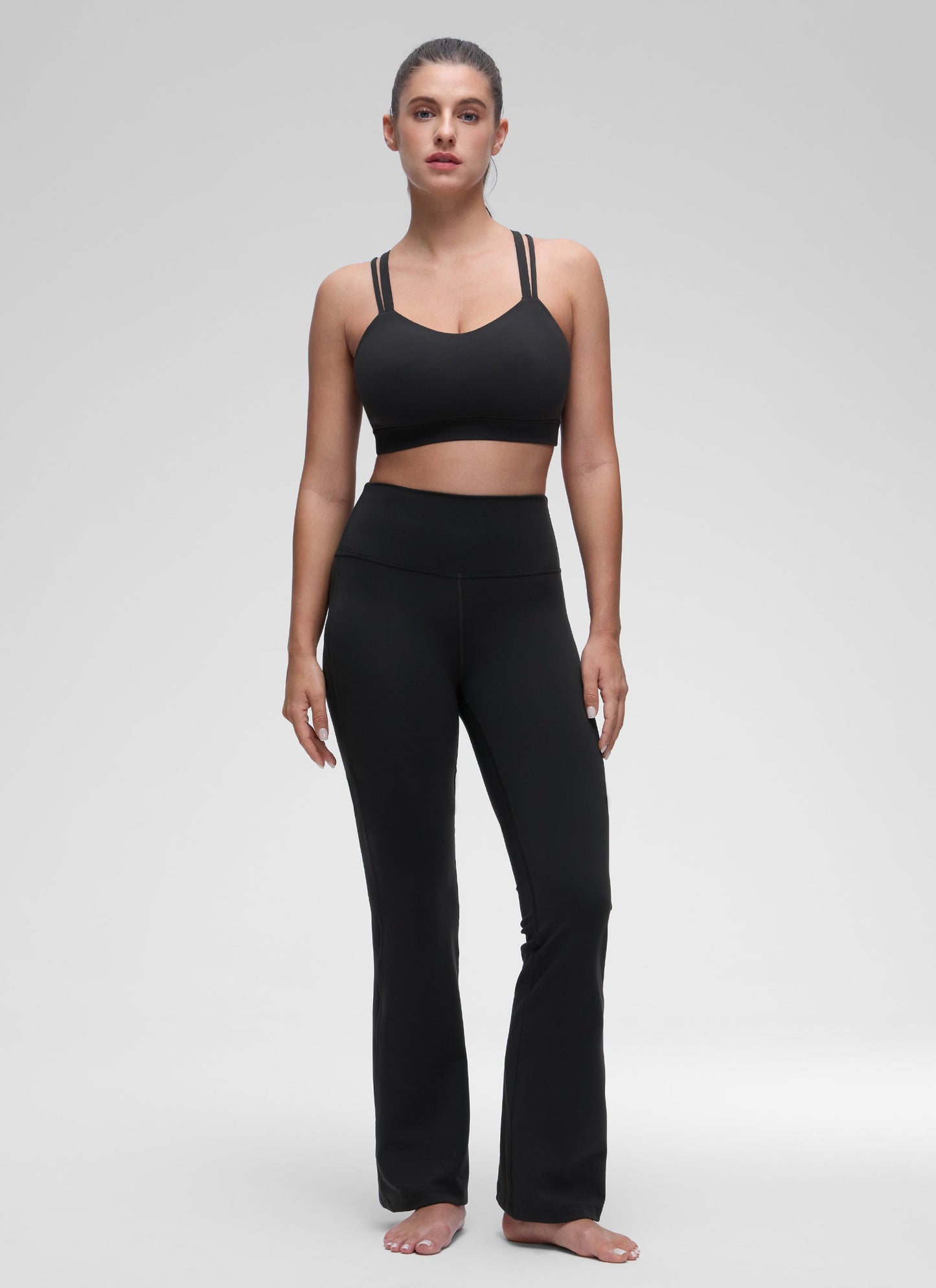 Butterluxe Mold U Neck Double Strap Sports Bra