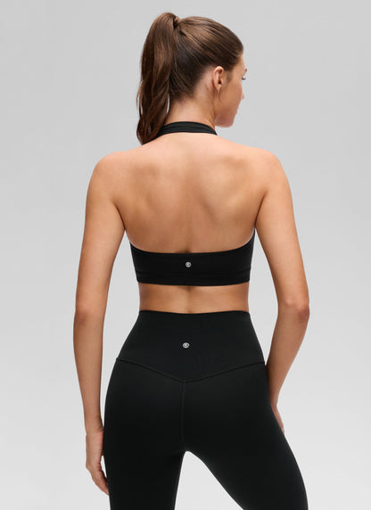 Butterluxe Scoop Neck Open Back Sports Bra