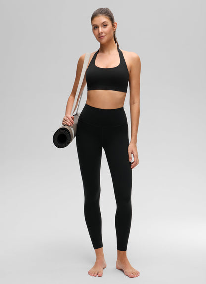 Butterluxe Scoop Neck Open Back Sports Bra