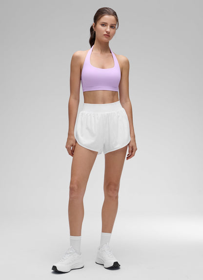 Butterluxe Scoop Neck Open Back Sports Bra