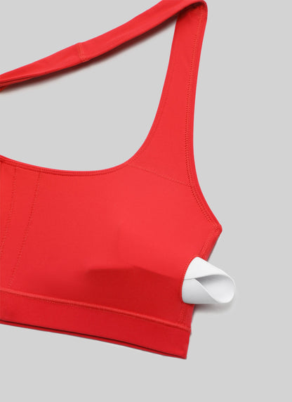 Butterluxe Scoop Neck Open Back Sports Bra