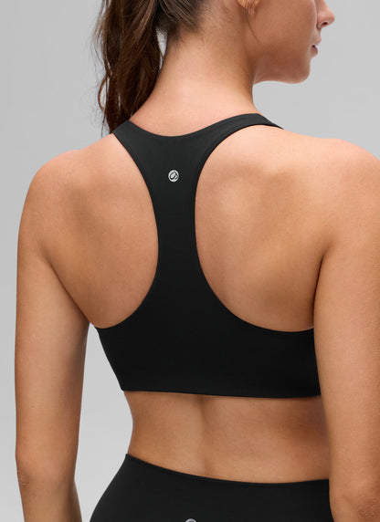 Butterluxe V Neck Racerback Sports Bra