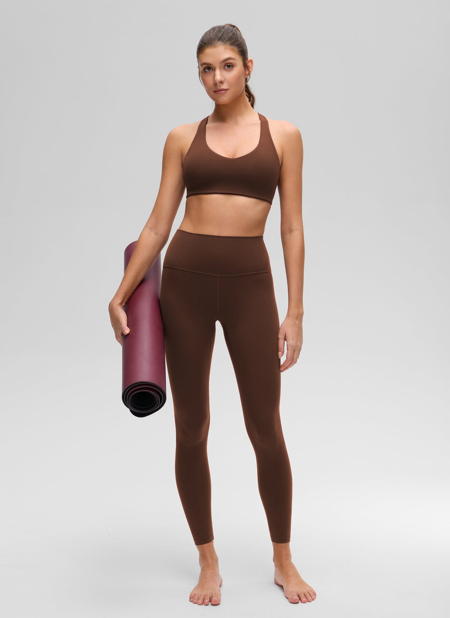 Butterluxe V Neck Racerback Sports Bra