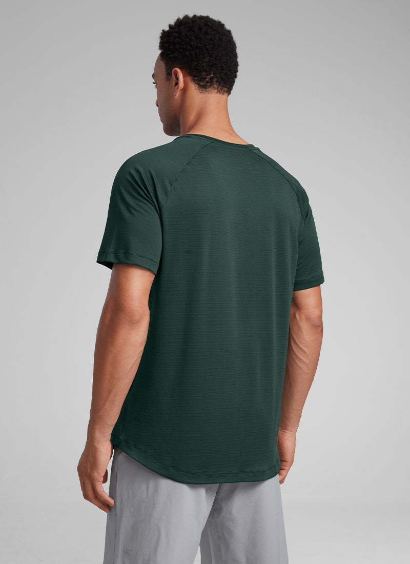 Lightweight Quick Dry Short Sleeves Crew Neck