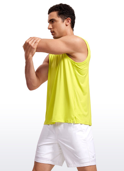 Stretch Quick Dry Tank Tops Crewneck