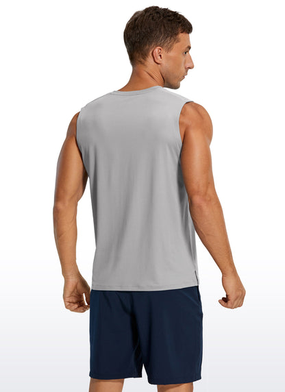 Stretch Quick Dry Tank Tops Crewneck