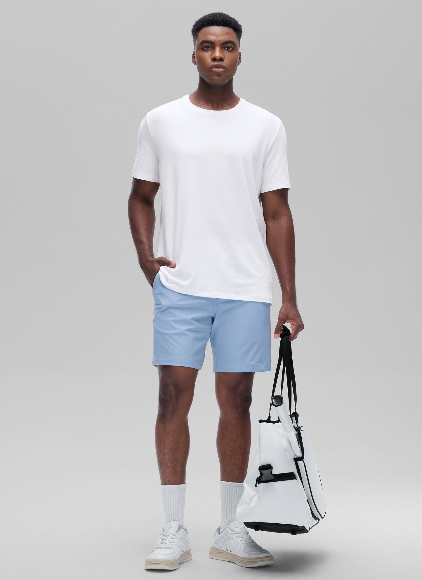 Poly Cotton-Blend Lightweight Short Sleeve