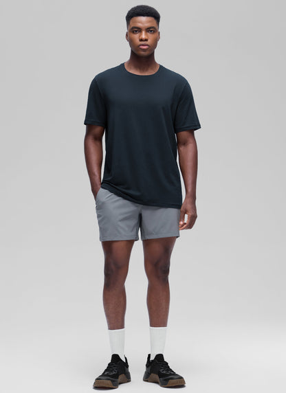 Poly Cotton-Blend Lightweight Short Sleeve