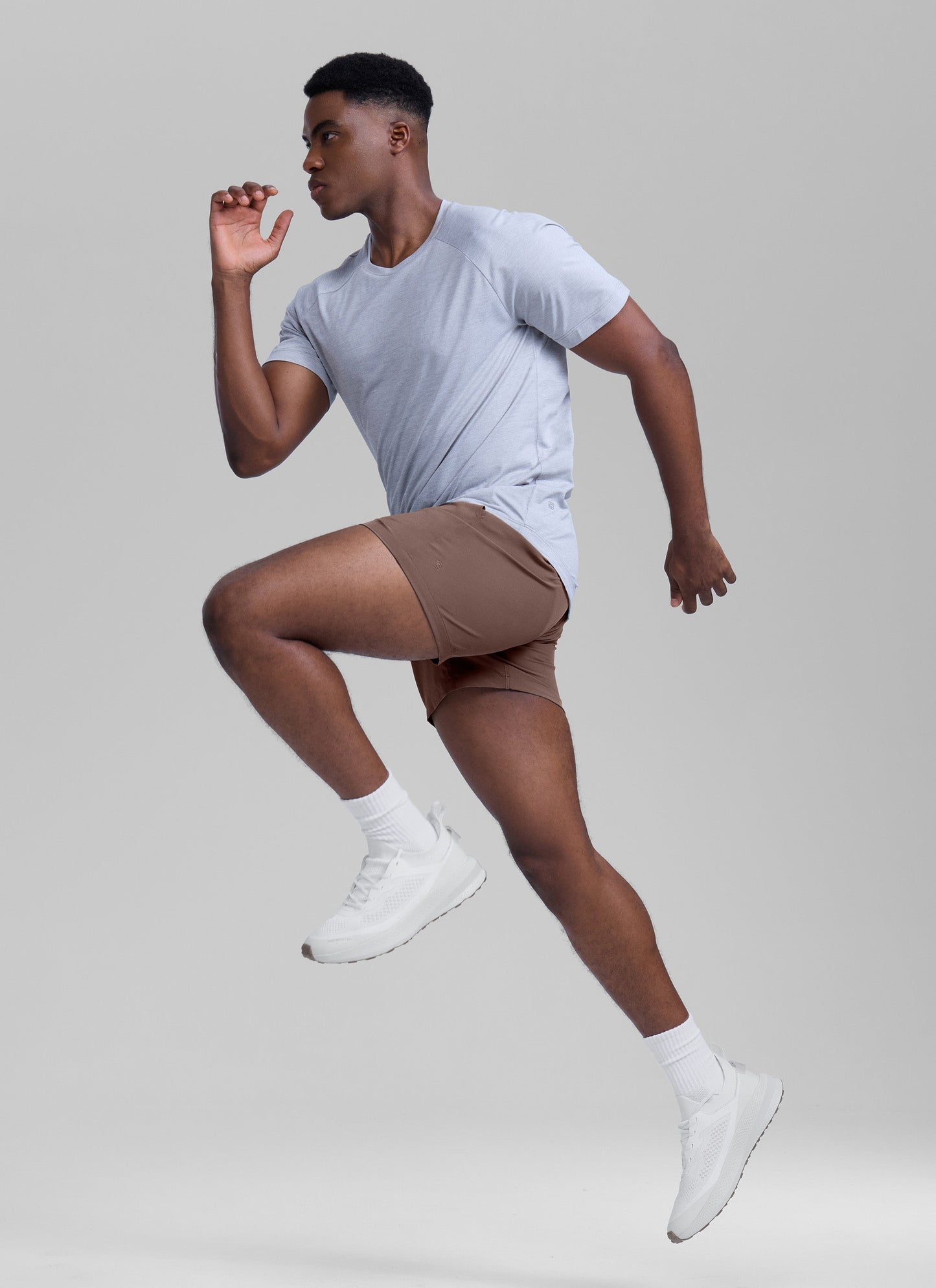 Feathery-Fit Workout Shorts 5''- Linerless