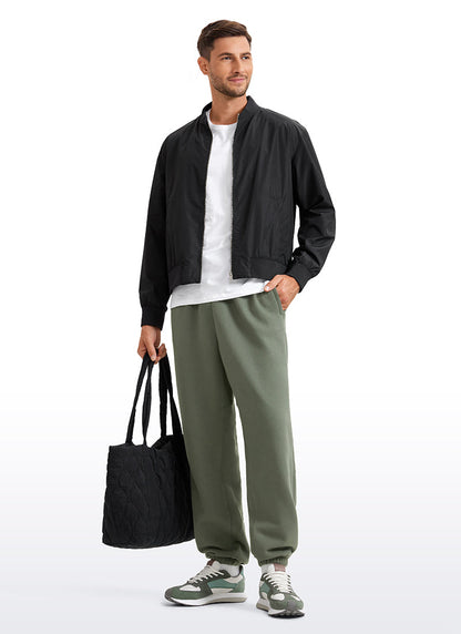 Cotton Fleece Sweatpants with Pockets 32''