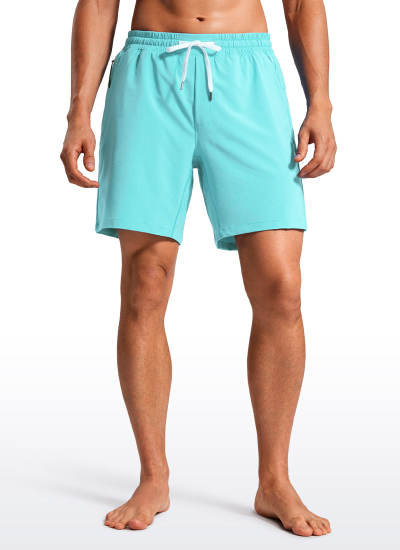Swim Trunks 7'' with Zipper Pockets